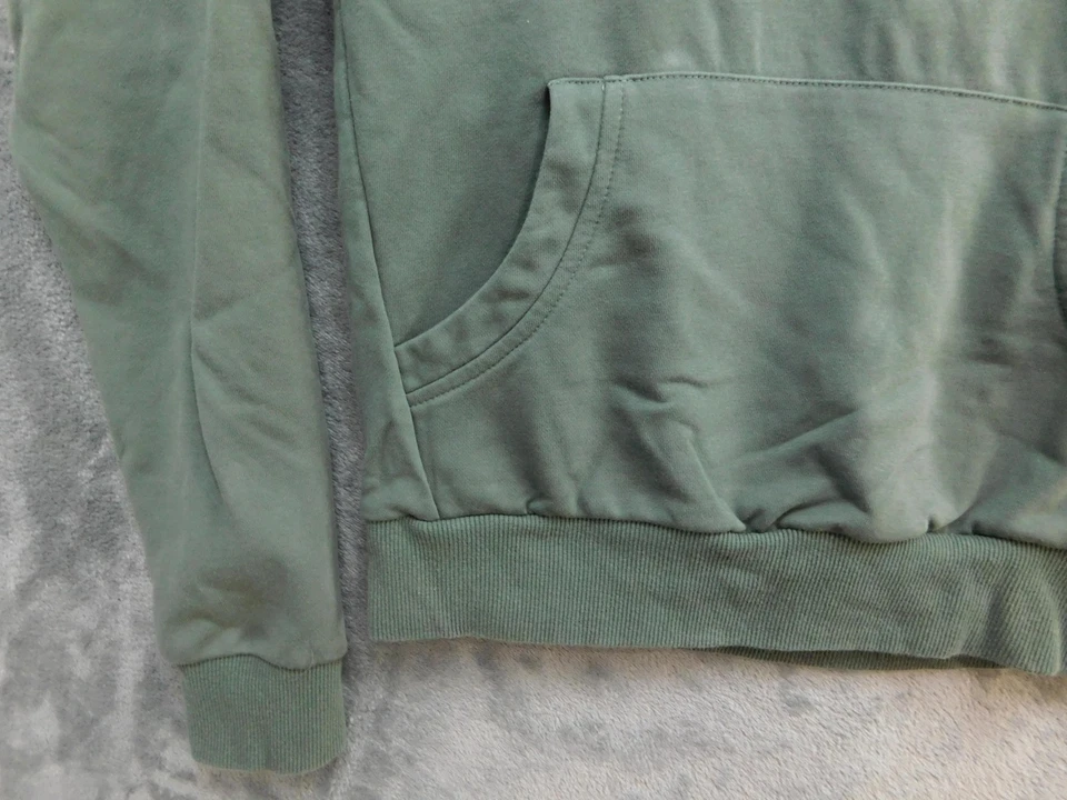 Ampersand Avenue Hoodie Womens Small Sage Green Cowl Neck Kangaroo Pocket Soft - Image 4 of 4