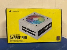 Corsair CX650F RGB 650W 80 Bronze Fully Modular White ATX PSU CP-9020226-NA NEW