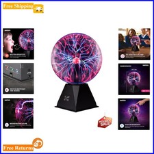 Multicolor LED 7 Inch Plasma Ball Lamp - Perfect for Parties  STEM Learning