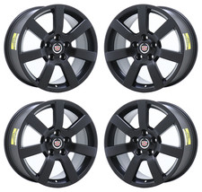 17 Cadillac Ats Satin Black Wheels Rims Factory Oem 4701 2013-2018 Set 17 Cadillac Ats Satin Black Wheels Rims Factory Oem 4701 2013-2018 Set
