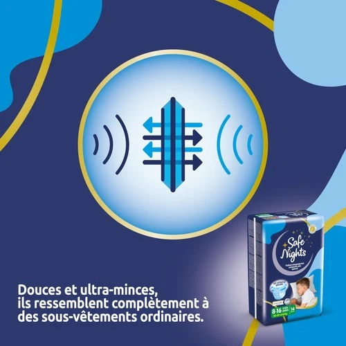 Safe Nights Boy, saugfähige Nachthose für Jungen 8-16 Jahre (30-50 kg), 1... - Bild 7 von 12