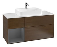Villeroy & Boch Finion Waschbeckenunterschrank FüR Becken Mittig Regal Links...