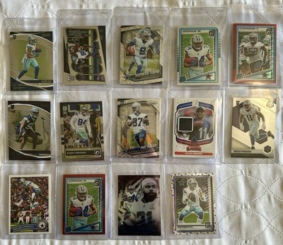 Dallas Cowboys Lot of 27 Football Cards Assorted Players & Years
