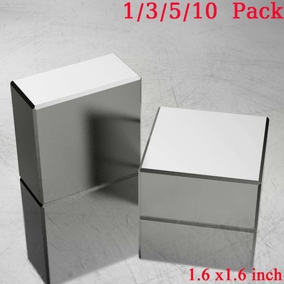 1-10Pc Big Block Magnets Strong N52 Neodymium Large Magnet Rare Earth 40x40x20mm