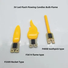 LED 3V Flashing Candle Lights COB LEDs Flame Lights 2200K DC3-5V Birthday Party 