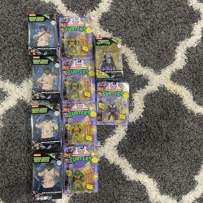 Teenage Mutant Ninja Turtles Figure Lot of 10-TMNT Movie Star & Ninja Elite Sets