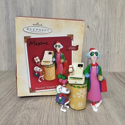 PUNZE ANDENKEN MAXINE SPRECHENDES ORNAMENT MAXINE'S CRABBY MALL DAYS 2004