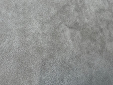 ORIGINAL Alcantara Stoff Cover Meterware GRAU mit weissem Geweberücken 145cm!