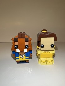 LEGO Brickheadz Disney Beauty and the Beast Belle (41595) Beast (41596) 11 & 12