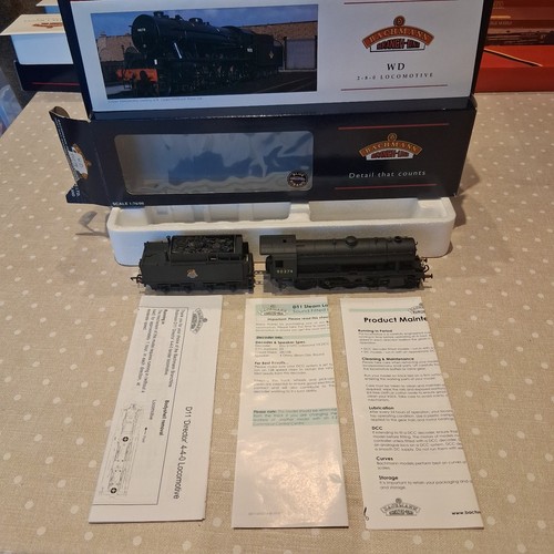 Bachmann 32-251 OO Gauge WD 2-8-0 AUSTERITY 9027 BR E/EMBLEM BLACK VGC REF PQ32 | Condition: Used
