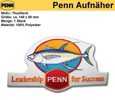 Penn - Aufnäher Thunfisch - 1 oder 3 Stück - Big Game