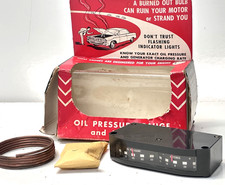 Vintage 1960s Nos Oil Amp Gauge Panel Street Rod Hot Rod Custom Display 5 14