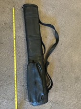 Vintage Giuseppe Black Leather Pool Cue Case ...