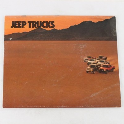 Vintage Jeep Trucks 1987 Comanche J10 J20 Sales Brochure Vehicle Catalog