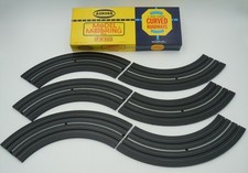 AURORA TJET 9" 1/4 CURVE TRACKS  BOX OF 6 PC  EXC-MINT  CLEAN  RACE READY