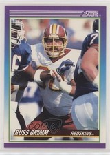 1990 Score Russ Grimm #205 HOF 00e8