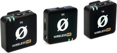 Rode Wireless ME Dual Clip-on Microphone System - Black