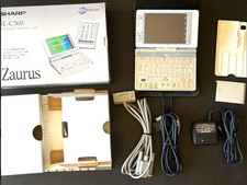 Sharp Zaurus SL-C760 PDA with AC Adapter Showa Retro Items Collection