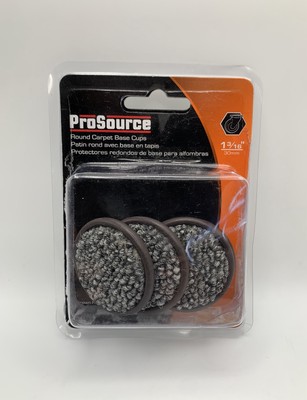 ProSource 1-3/16'' ROUND CARPET BASE CUPS Protect Hard Floors