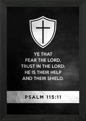 Psalm 115 11 gerahmtes Wandbild Poster Leinwanddruck Bild