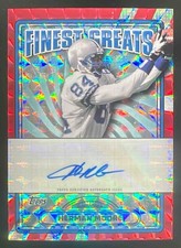 2024 Topps Finest Greats Auto Red Geometric Refractor #FG-HM Herman Moore /5