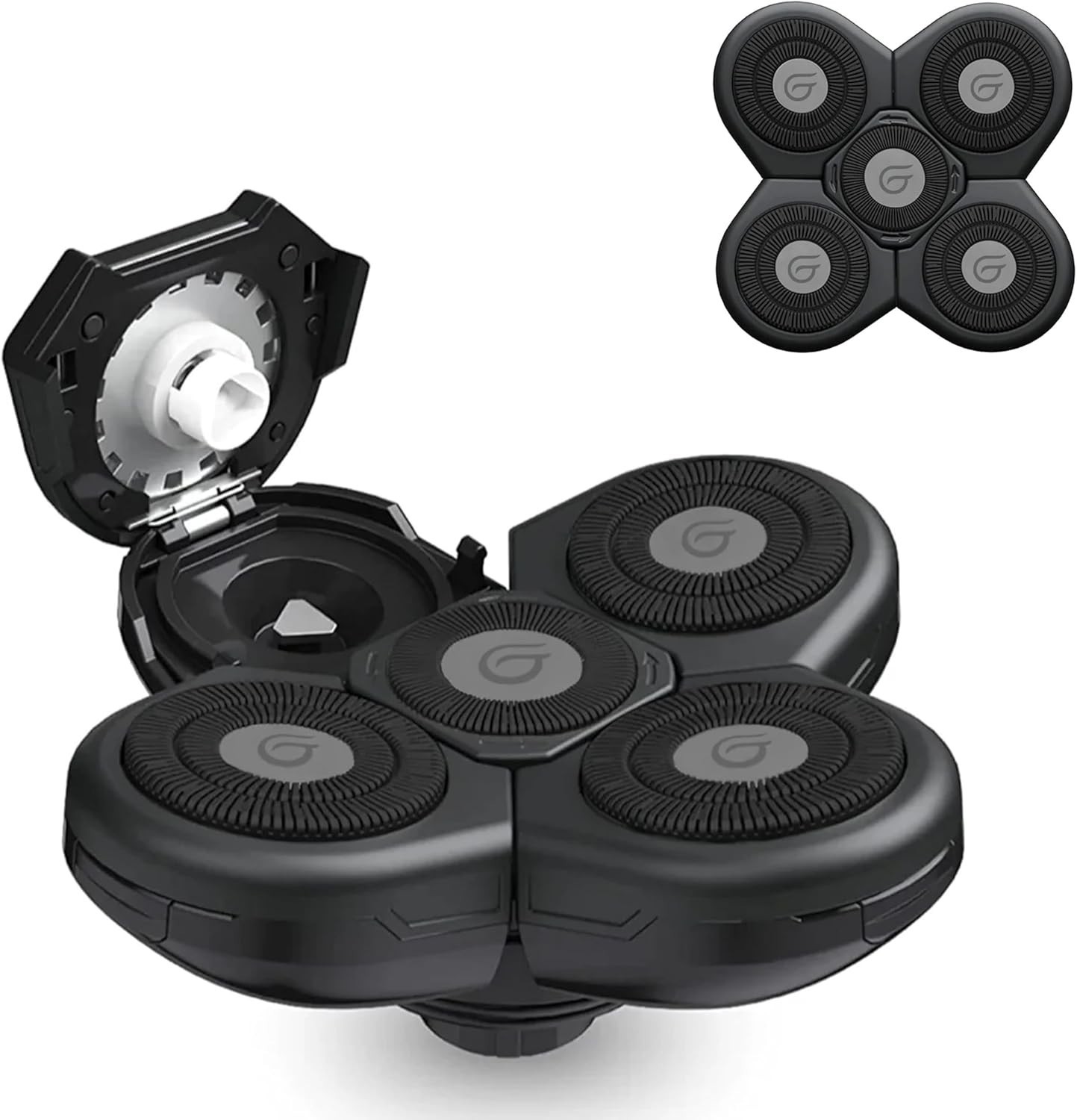 Groomie BaldiePro Cordless Bald Head Shavers for Men, Blade Refill - Waterpro...