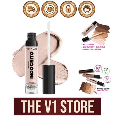 All-Day Full Coverage Liquid Concealer in Light Beige - Hydrating & Cruelty-Free