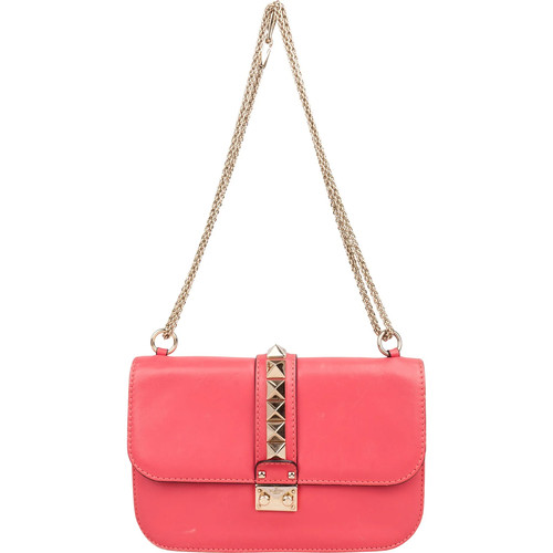 Valentino Garavani  Rockstud Glam Lock Flap Crossbody Bag Tasche - 第 6/12 張圖片