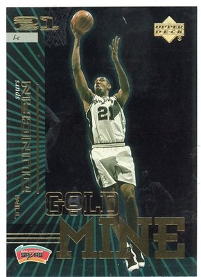 TIM DUNCAN 1999-2000 Upper Deck Gold Reserve Gold Mine #R11 - NM/MT - Spurs