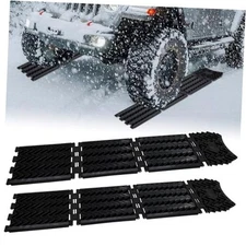  Tire Traction Pad Foldable Mats, Portable Recovery Track Boards for Off Road 