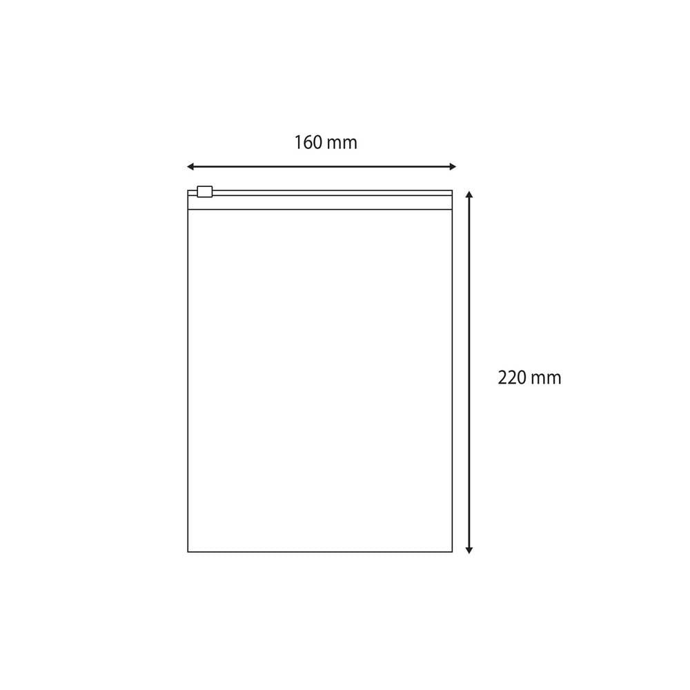 Sachet zip pour protéger vos documents et accessoires format 220x160 mm - 4