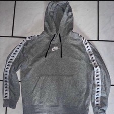 Nike Pullover Gr.M Grau Top Zustand Hoodie Swoosh Kapuze