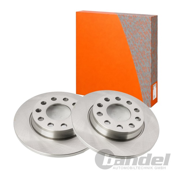 2X Dr!ve+ Bremsscheiben Hinten 255Mm Voll Passend FÜR Audi A4 Seat Exeo |-image