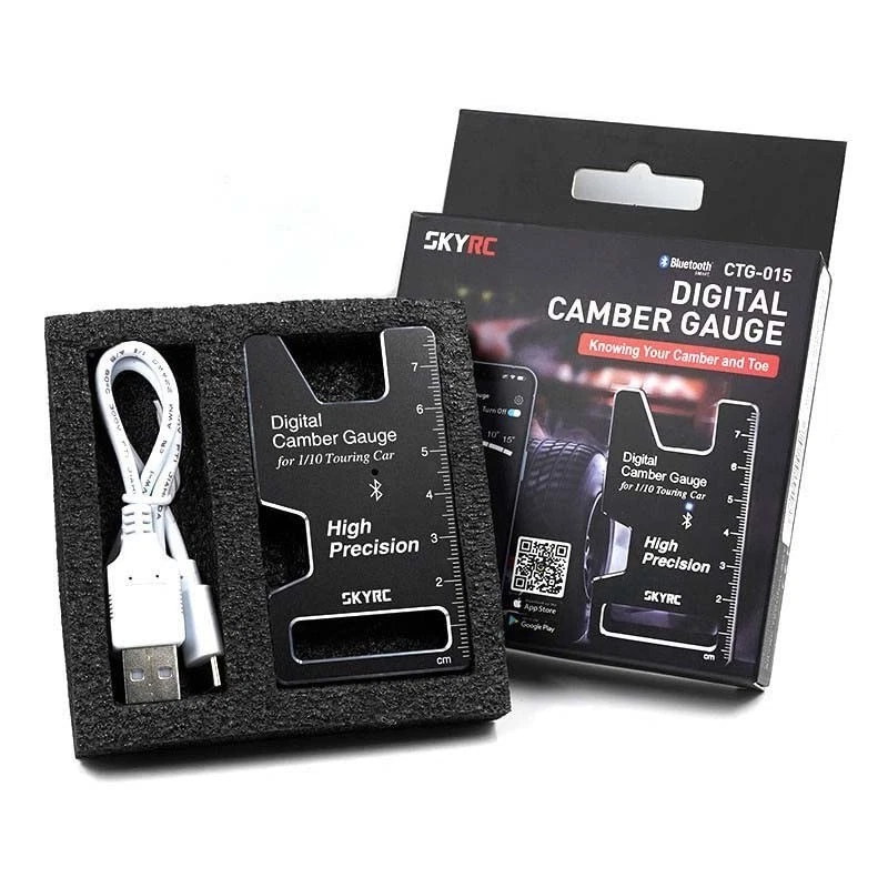 High Accuracy Digital Camber Gauge with USB-C Charging for RC Enthusiasts - Image 3 of 4