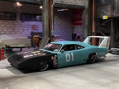3D Printed Dodge Charger Daytona prostreet Model Car Kit 1/24 scale