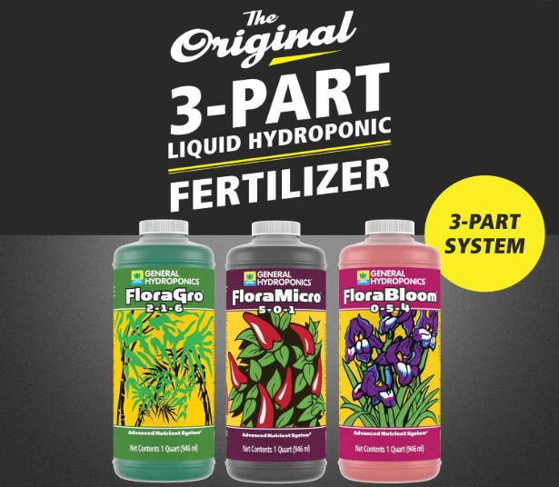 General Hydroponics Flora Series FloraGro FloraBloom FloraMicro 1 GAL Combo - Image 2 of 2