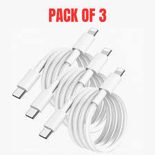 3-Pack Fast USB-C PD Charger Cable for iPhone 17 Air 16 15 14 13 12 11 Pro Max