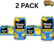 Minute Maid Lemonade Cans 12 fl oz 24 Pack Refreshing Citrus Drink