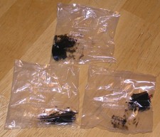 Lot of 3 Avery Dennison Monarch Black Ink Rollers for 1115 2 Line Label Guns