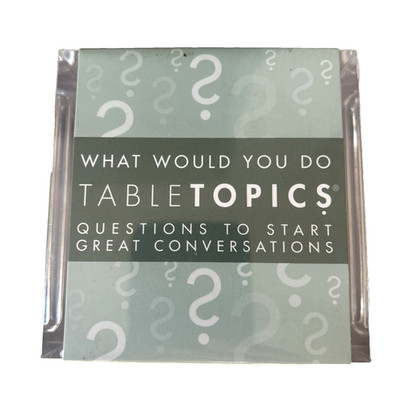 TableTopics What Would You Do: Questions to Start Great Conversations NEW Sealed