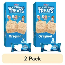 (2 pack) Rice Krispies Treats Original Chewy Crispy Marshmallow Squares