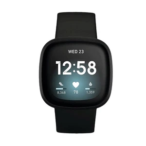 Fitbit Versa 3 Smartwatch Heart Rate Fitness Tracker Black
