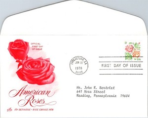 S09-5933, AMERICAN ROSES, ARTCRAFT FDC