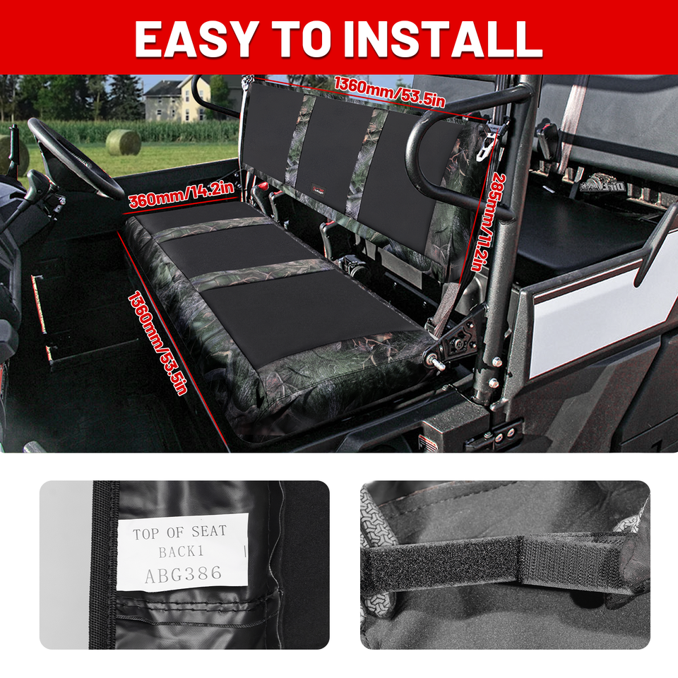 KEMIMOTO Front & Rear Seat Cover For Kawasaki Mule PRO-FXT/FX/DXT/DX 2015-2023 - Foto 8