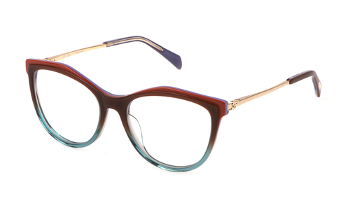 Lunettes De Vue Blumarine VBM873 - Noir Brillant, Taille 52/19/140, Femme, Neuves