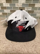 SnapBack Hat Vintage 90's Chicago Bulls Shark Tooth Logo 7 NBA Cap New