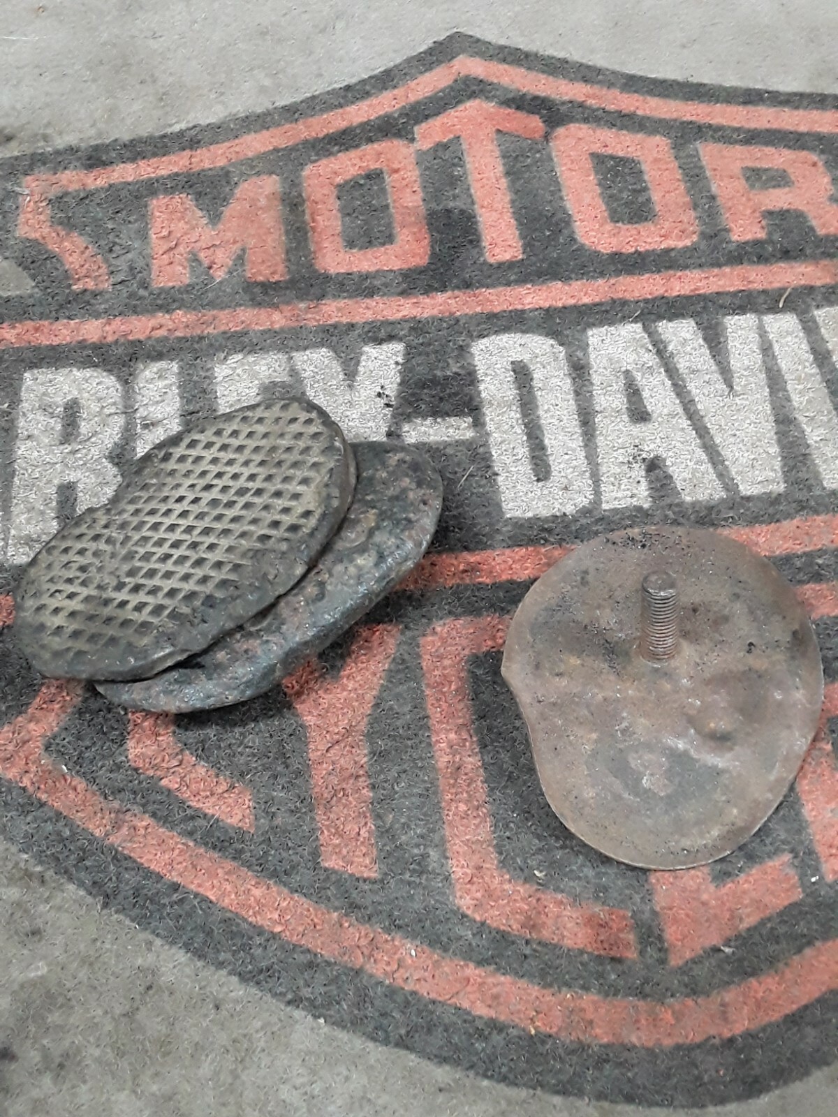STOCK HARLEY FLATHEAD KNUCKLEHEAD PANHEAD BRAKE AND CLUTCH PEDAL PAD