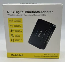 NFC Digital Bluetooth Adapter Wireless Audio Receiver/Transmitter (Model M6)