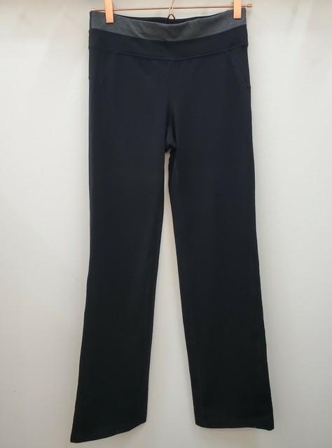 TEK Gear Bootcut Shapewear Activewear Athletic Leggings Black Womens Size Medium for sale online 