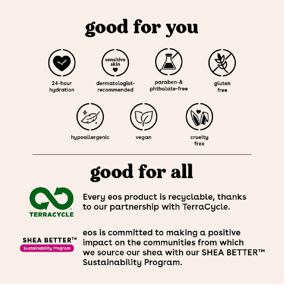 eos Shea Better Shaving Cream Pomegranate Raspberry Women's Shave Cream